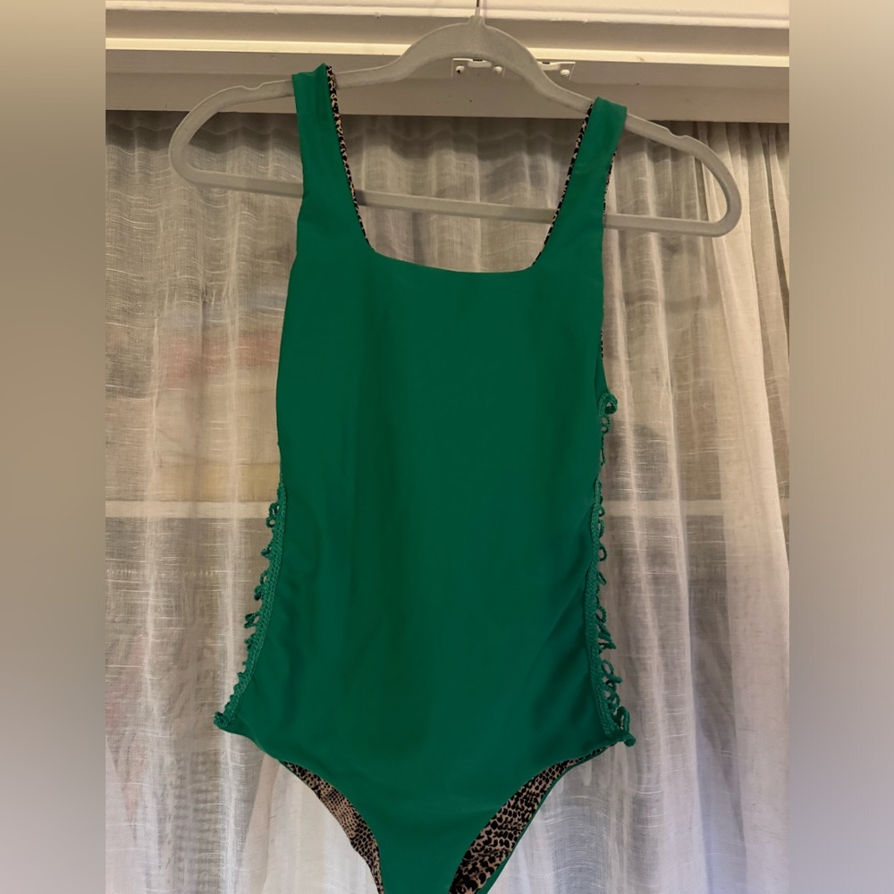 acacia swimwear Emerald Green One-Piece Swimsuit